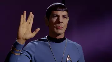 The uniform of Mr. Spock (Leonard Nimoy) in Star Trek