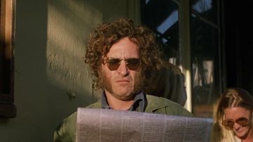 The glasses of Doc Sportello (Joaquin Phoenix) in Inherent Vice Paul Thomas Anderson