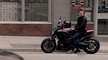 The Ducati Diavel Oliver Queen (Stephen Amell) in Arrow