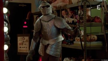 The costume armor knight in the Castle