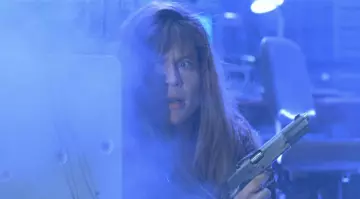 The authentic gun of Sarah Connor (Linda Hamilton) in Terminator 2