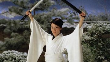 La katana de O-Ren Ishii (Lucy Liu) en Kill Bill volumen 1