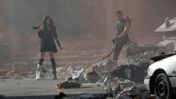 Les bottines de Wanda Maximoff (Elizabeth Olsen) dans Avengers l'ère d'Ultron