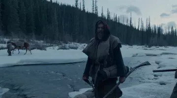 The authentic shotgun Jones (Lukas Haas) in The Revenant