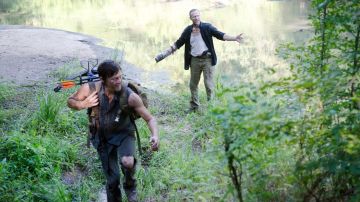 La mano de prótesis de cuchillo de Merle Dixon en The Walking Dead