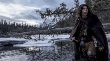 The genuine shell of a turtle of the Hawk (Forrest Goodluck) in The Revenant
