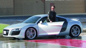 La plaque d'immatriculation "Starck 4" de l'Audi de Tony Stark (Robert Downey Jr.) dans Iron Man