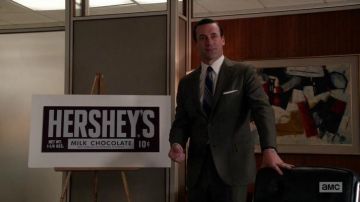 La proposition de packaging pour Hershey's dans Mad Men