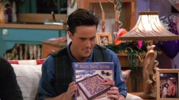 Juego de Scrabble de Chandler Bing (Matthew Perry) en Friends S01E24