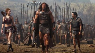 The authentic equipment of Hercules (Dwayne Johnson)