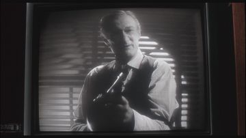 The black and white film parodied in "Angels with Filthy Souls" Mom, I missed the plane