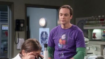 Camiseta Balloon Planets de Sheldon Cooper (Jim Parsons) en The Big Bang Theory S10E08