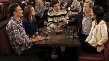 The seat of the bar, where Ted and his friends drink shots in How I Met Your Mother