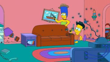El mítico sofá de Los Simpson