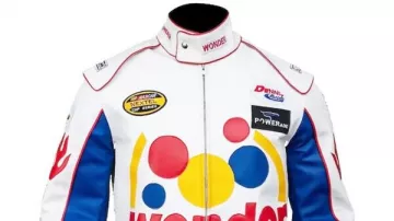 Rev up your style with the Ricky Bobby Wonder Bread Leather Jacket! Embrace iconic racing vibes in this legendary piece. Shop now! worn by Ricky Bobby (Will Ferrell) Talladega Nights: The Ballad of Ricky Bobby