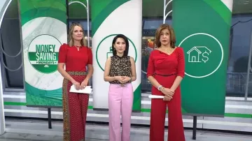 Black Halo Classic 3/4 Sleeve Jackie O Jumpsuit worn by Hoda Kotb as seen in Today on February 5, 2024