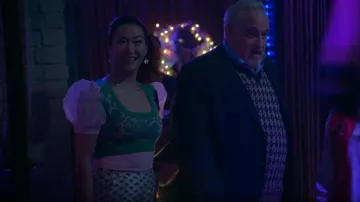 Maeve Denise Jumper Crop Top worn by Sumi (Kara Wang) as seen in Good Trouble (S05E16)