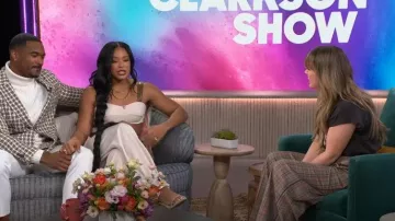 Fashion Nova Looking Your Way Pant Set worn by Bianca Belair as seen in The Kelly Clarkson Show ;on January 25, 2024