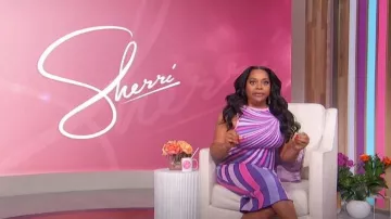 Vestido Fumi Olivia usado por Sherri Shepherd visto en Sherri el 7 de febrero de 2024