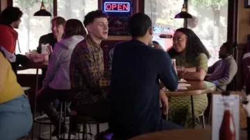 J Crew Brushed Twill Shirt worn by Jacob Hill (Chris Perfetti) as seen in Abbott Elementary (S03E01)