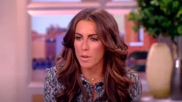 Rosetta Getty Slim Shirt worn by Alyssa Farah as seen in The View on February 7, 2024