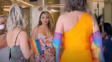Fashion Nova Your Art Fest Maxi Dress worn by Larsa Pippen as seen in The Real Housewives of Miami (S06E15)
