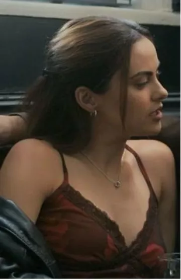 Urban Outfitters Uo Lace Insert Bloom Print Mesh Mini Dress worn by Ana (Camila Mendes) in Upgraded movie