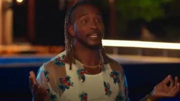 Camisa Bode Daisy usada por Scott Evans como se ve en Couple to Throuple (S01E02)