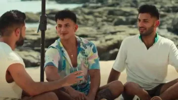 Zara Print Shirt worn by Jonathan Intriago as seen in Couple to