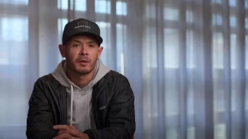 Patagonia Nano Puff Jacket worn by Kyle Larson as seen in NASCAR: Full Speed (S01E04)