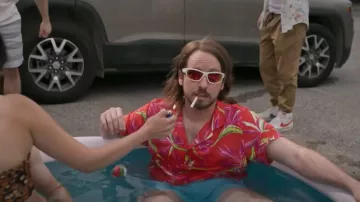 Old Navy Camp Shirt worn by Wayne (Dan Beirne) as seen in One More Time (S01E01)