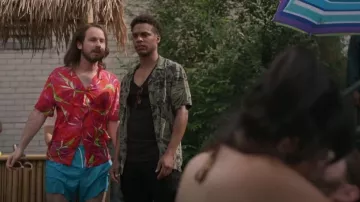 Mango Regular Fit Tropical Shirt worn by Josh (Chris Robinson) as seen in One More Time (S01E02)