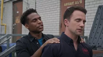 Zara Denim Shirt worn by Josh (Chris Robinson) as seen in One More Time (S01E04)