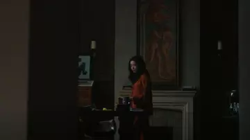 Toteme Monogram Logo Silk PJ Top worn by Jane Smith (Maya Erskine) as seen in Mr. & Mrs. Smith (S01E08)