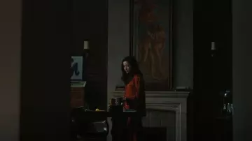 Toteme Embroidered Silk-twill Wide-leg Pants worn by Jane Smith (Maya Erskine) as seen in Mr. & Mrs. Smith (S01E08)