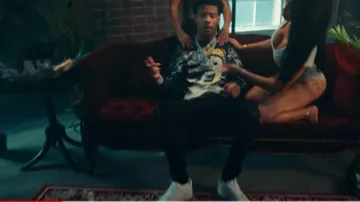 Jeans Amiri Black 'MX1' portés par Nardo Wick dans Somethin' (Official Video) ft. Sexyy Red