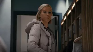 Canada Goose Al­lis­ton Padded Coat worn by Dr. Hannah Asher (Jessy Schram) as seen in Chicago Med (S09E04)