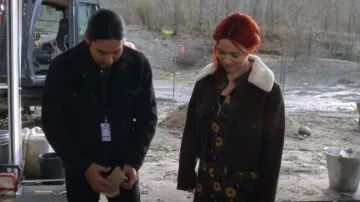 Urban Outfitters Arlo Dress worn by D'Arcy Bloom (Alice Wetterlund) as seen in Resident Alien (S02E10)