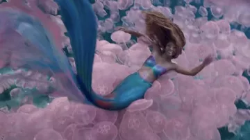 Mermaid costume worn by Ariel (Halle Bailey) as seen in The Little Mermaid movie