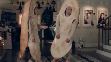 Nike x Sacai x Clot Kiss of Death Sneakers worn by Andrew Pham (Andrew Phung) as seen in Run the Burbs (S03E06)