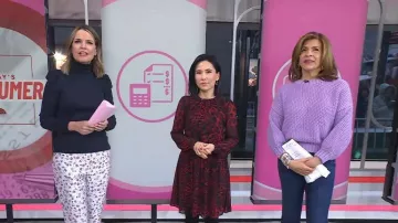 Wish Dixie Sweater worn by Hoda Kotb as seen in Today on February 13, 2024