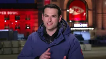 Canada Goose Emory Parka usada por Jesse Kirsch como se ve en Today el 13 de febrero de 2024