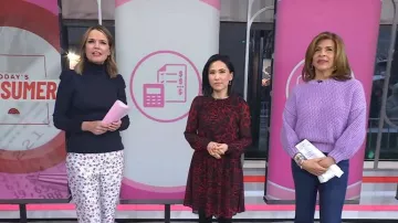 Pantalones cortos acampanados de jacquard floral Altuzarra usados por Savannah Guthrie como se ve en Today el 13 de febrero de 2024