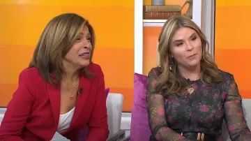 Alice + Olivia Breann Long Fitted Blazer worn by Hoda Kotb as seen in Today with Hoda & Jenna on February 13, 2024