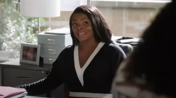 Reiss Jodie Dress worn by Ava Coleman (Janelle James) as seen in Abbott Elementary (S03E03)