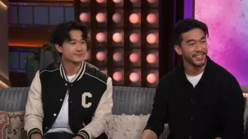 Celine Classic Teddy Jacket in Textured Wool worn by Sam Lee as seen in The Kelly Clarkson Show on  February 13, 2024