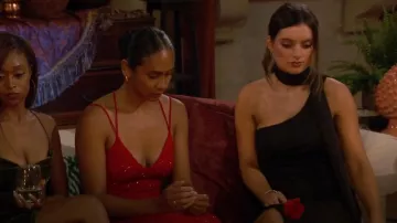 Katie May Amina Vestido de negro usado por Lexi Young como se ve en The Bachelor (T28E05)