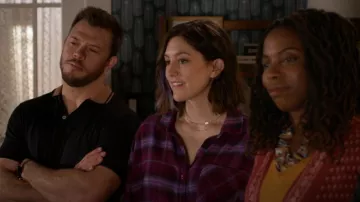 Gorjana Parker Necklace worn by Sarah (Caitlin McGee) as seen in Home Economics (S02E12)