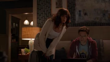 Vince Belted Wool & Cashmere Blend Cardigan Coat worn by Marina (Karla Souza) as seen in Home Economics (S02E14)