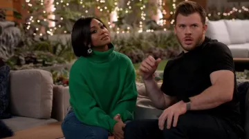 Suéter de cuello alto recortado de H&M usado por JoJo (Tetona Jackson) como se ve en Economía doméstica (T02E16)